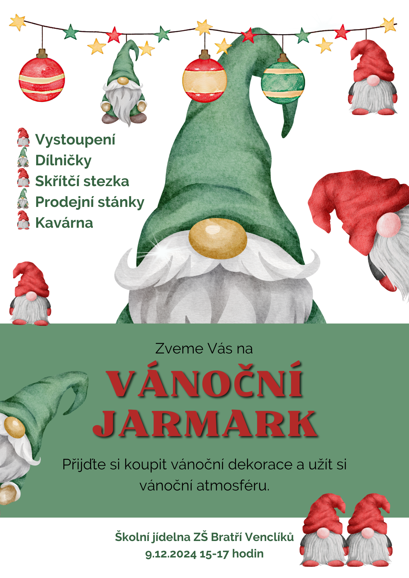 Pozvánka na vánoční jarmark 2024