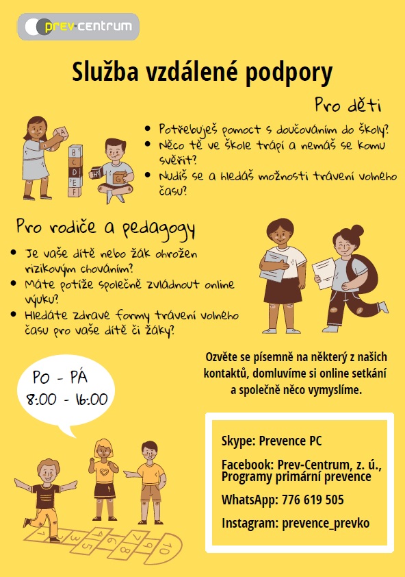 Prevcentrum: služba vzdálené podpory