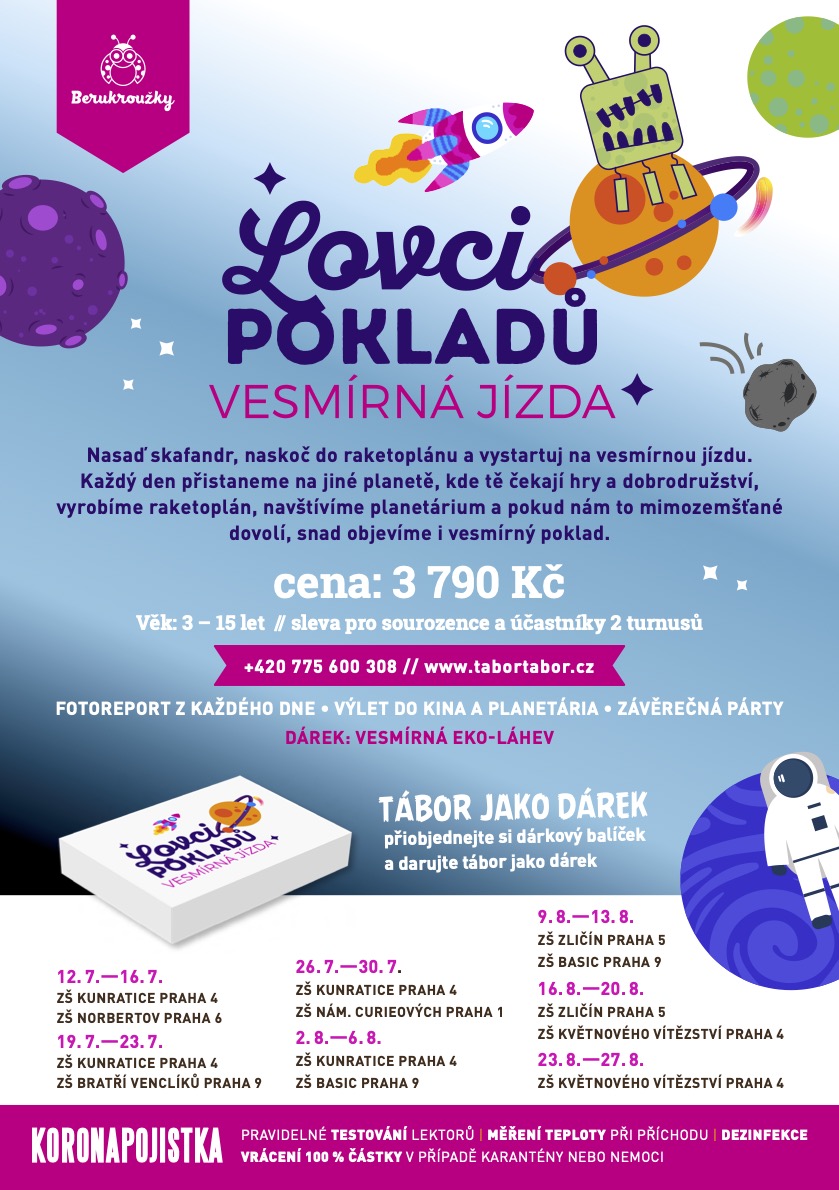 Příměstský tábor: Lovci pokladů - Vesmírná jízda