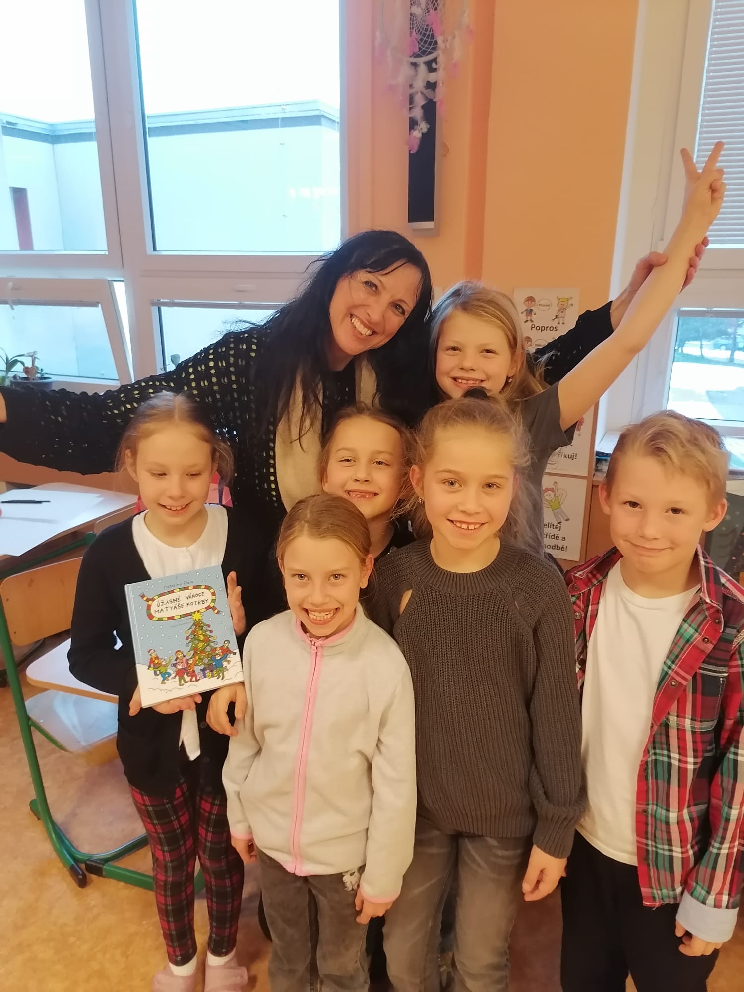 Návštěva spisovatelky ve školní družině