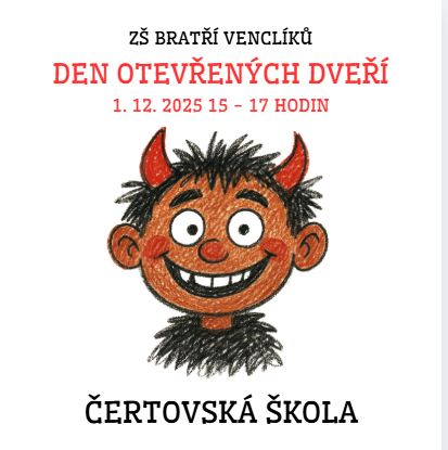Den otevřených dveří - „Čertovská škola“