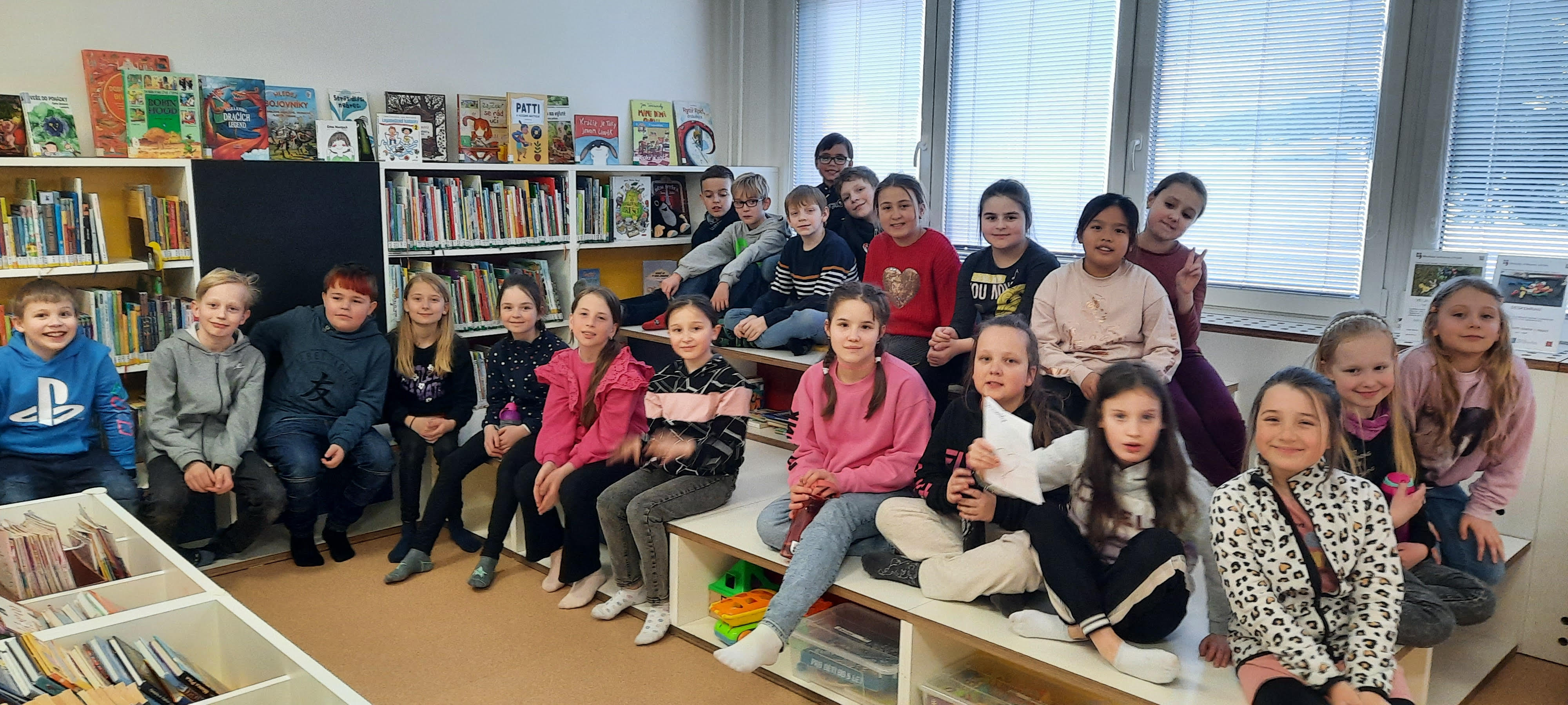 Děti ze školní družiny navštívily Městskou knihovnu