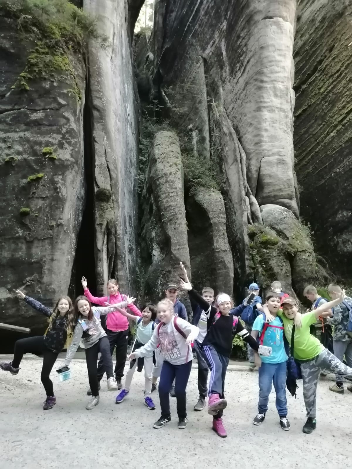 Výjezd třídy 4.B do Adršpachu