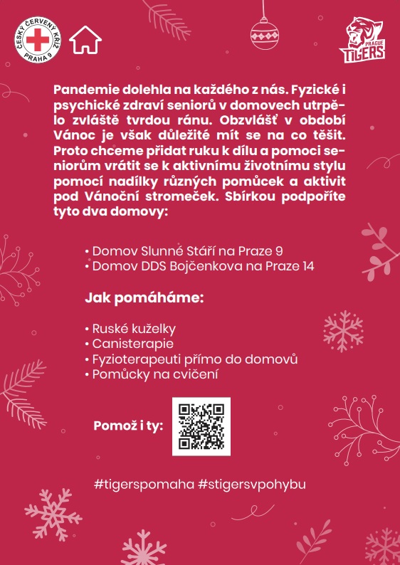 Vánoční nadílka pro seniory v místních domovech.