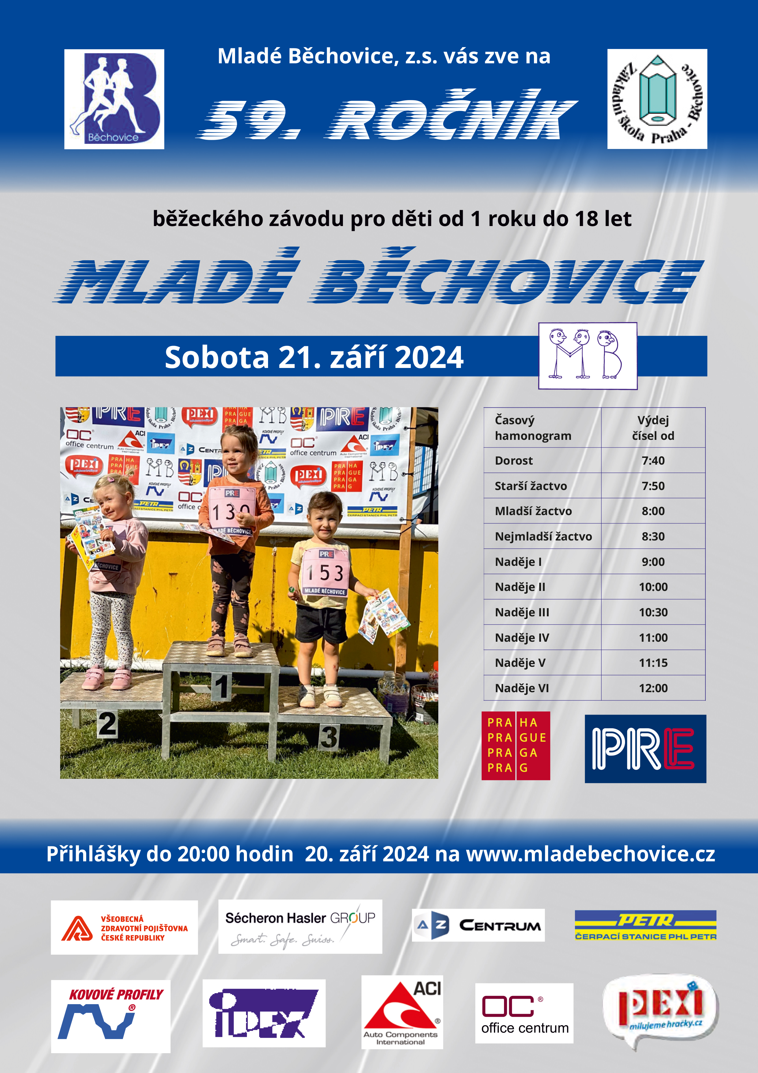 Mladé Běchovice - 59. ročník - běžecký závod