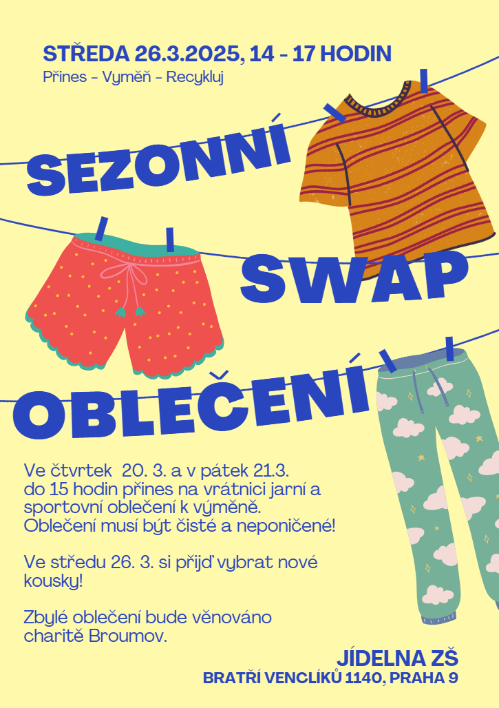 Dopravní výchova a SWAP jarního i sportovního oblečení