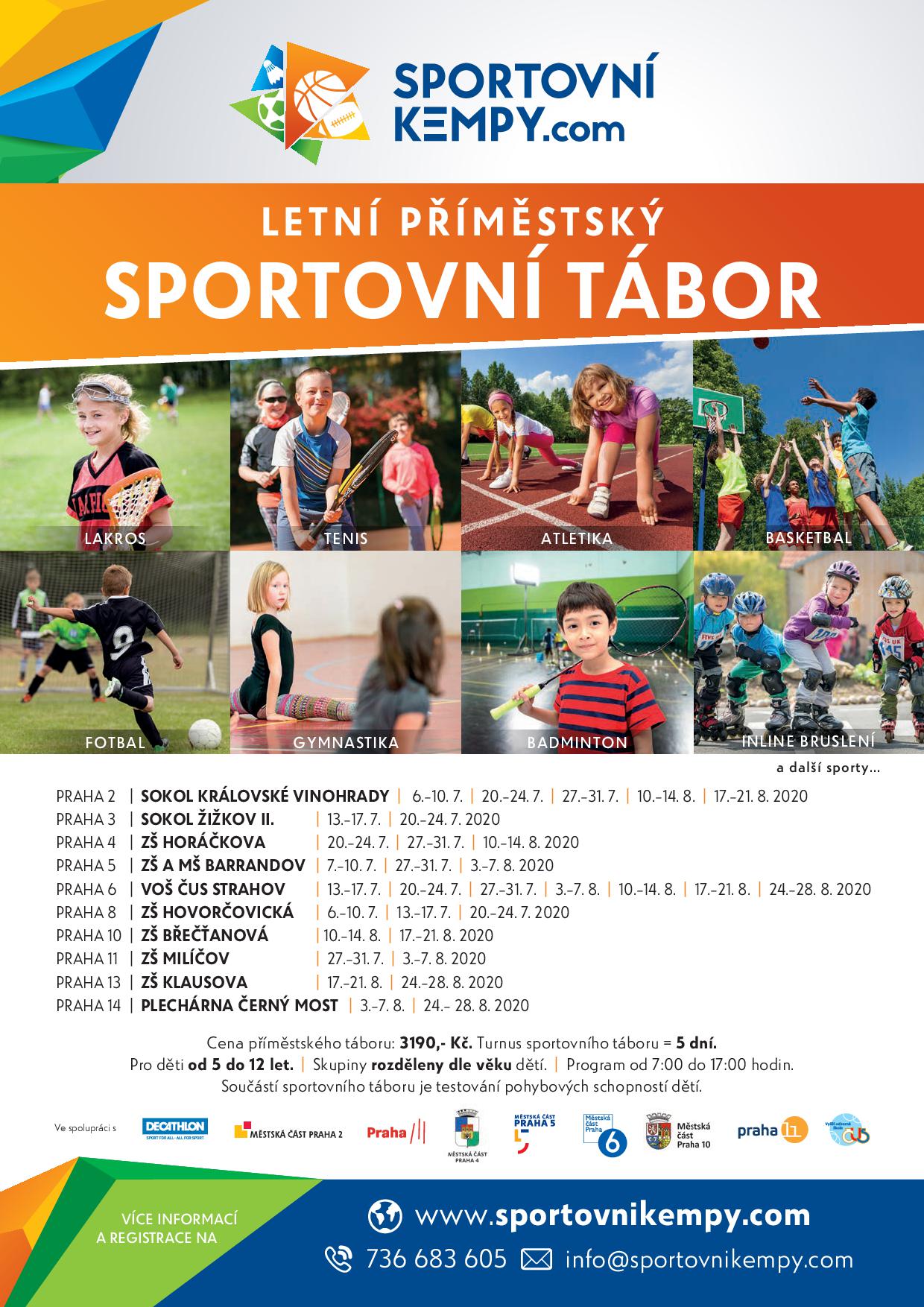Příměstský sportovní tábor na Plechárně